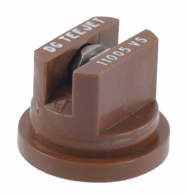 Pièces agricoles - Pièce Pulvérisateur - Buse à jet plat DG 110° 05 brun acier inoxydable TeeJet