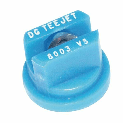 Pièces agricoles - Pièce Pulvérisateur - Buse à jet plat DG 80° 03 bleu inox TeeJet