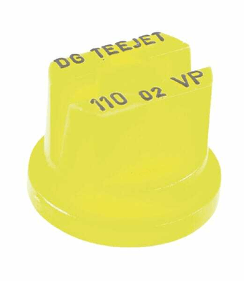 Pièces agricoles - Pièce Pulvérisateur - Buse à jet plat DG 110° 02 jaune plastique TeeJet