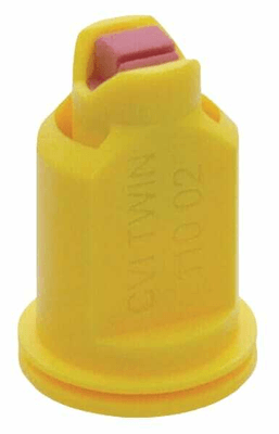 Pièces agricoles - Pièce Pulvérisateur - Buse à double injection d'air CVI TWIN 110° 2 jaune céramique Albuz