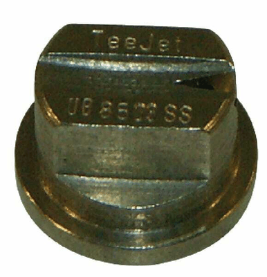 Pièces agricoles - Pièce Pulvérisateur - Buse de bordure à jet plat OC 85° 03 argent acier inoxydable TeeJet
