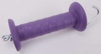 Poignée néon crochet violette