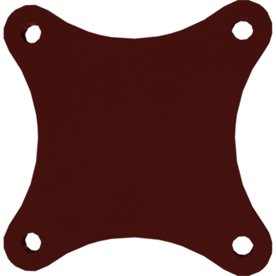 Pièces agricoles - Pièce divers - SUPPORT CLODBOARD 7 DENTS Kverneland origine