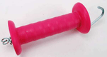 Poignée néon avec crochet rose