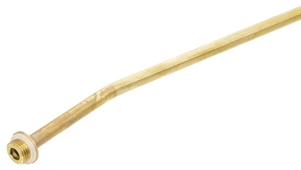 Pièces agricoles - Jardin et forêt pièce origine - Tuyau d'arrosage courbé 60 cm, Laiton, G1/4" des deux côtés