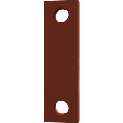 Pièces agricoles - Pièce divers - PLAT FIXATION 2 TROUS Ø17 TUBE 90 Kverneland origine