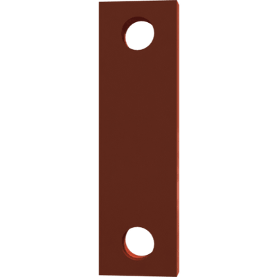 Pièces agricoles - Pièce divers - PLAT FIXATION 2 TROUS Ø17 TUBE 90 Kverneland origine