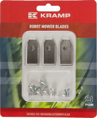 Pièces agricoles - Jardin et forêt pièce adaptable - Lame de robot Gardena/Husvarna x 9pcs