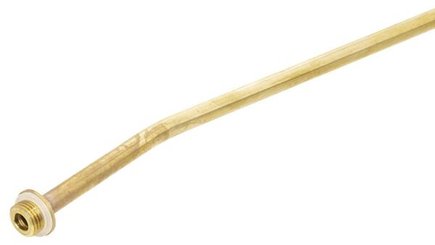 Pièces agricoles - Jardin et forêt pièce origine - Tuyau d'arrosage courbé 60 cm, Laiton, G1/4" des deux côtés