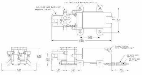Pièces agricoles - Pièce Pulvérisateur - Pompe 12V 3,78l/m