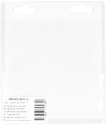Pièces agricoles - Pièce Pulvérisateur - Diaphragme de pompe de pulvérisation Ø113 x 10,5mm, Ø10,5 mm (1)