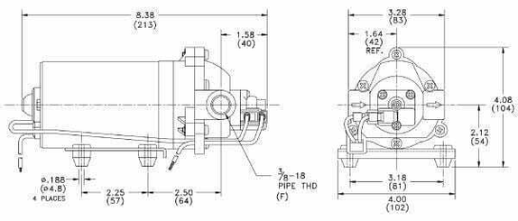 Pièces agricoles - Pièce Pulvérisateur - Pompe 12v 5,29l/m