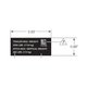 DECAL-HITCH,2500 LBS Polaris origine