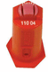 Buse à double injection d'air AVI TWIN 110° 4 rouge céramique Albuz