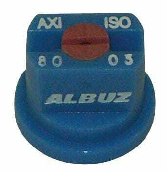 Pièces agricoles - Pièce Pulvérisateur - Buse à jet plat AXI 80° 03 bleu céramique Albuz