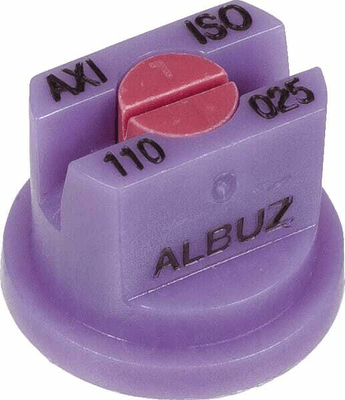 Pièces agricoles - Pièce Pulvérisateur - Buse à jet plat AXI 110° 025 violet céramique Albuz