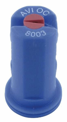 Pièces agricoles - Pièce Pulvérisateur - Buse de bordure à injection d'air AVI OC 80° 03 bleu céramique Albuz ZNT
