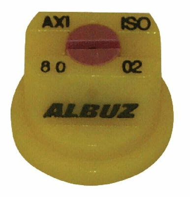 Pièces agricoles - Pièce Pulvérisateur - Buse à jet plat AXI 80° 02 jaune céramique Albuz