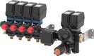 Unité électrique, 4 voies, valve rapide propertionnelle 40 bar 50 m orion 5-100 litres