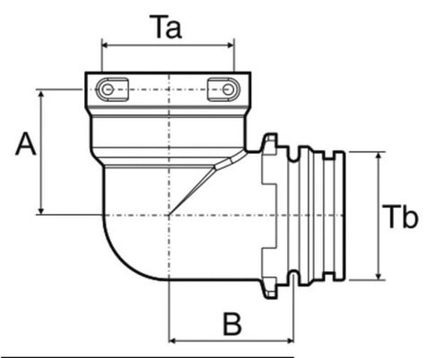 Pièces agricoles - Pièce Pulvérisateur - Coude 90° T5F/T5M