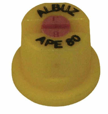 Pièces agricoles - Pièce Pulvérisateur - Buse à jet plat APE 80° jaune céramique Albuz