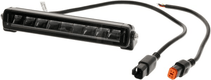 Barre lumineuse de travail LED, 45W, 3780lm, rectangulaire, 12/24V, blanc/orange, 246x40x54mm prise Deutsch, Combo, droite, 9LE