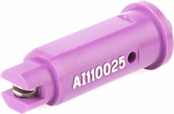 Pièces agricoles - Pièce Pulvérisateur - Buse à injection d'air AI 110° 025 violet acier inoxydable TeeJet
