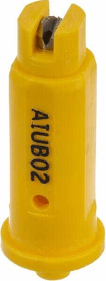 Pièces agricoles - Pièce Pulvérisateur - Buse à injection d'air AIUB 110° 02 jaune acier inoxydable TeeJet