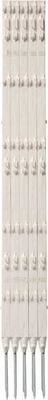 Pièces agricoles - Cloture,Jardin & Sylviculture - Piquet plastique, double dent, 102 cm 5 pièces