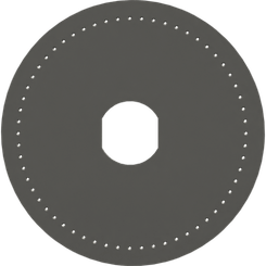Pièces agricoles - Pièce divers - Disque distribution 60 trous 2mm oignon Kverneland origine