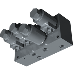Pièces agricoles - Pièce divers - Bloc d'électrovanne hydraulique 4x2-2 SV Kverneland origine