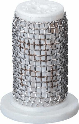 Pièces agricoles - Pièce Pulvérisateur - Filtre à buse 24 mesh en acier inoxydable blanc TeeJet