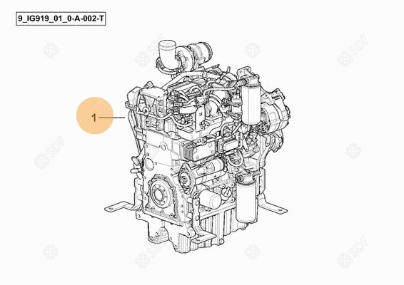 Pièces agricoles - Moteurs - TCD 3.6 L06 Reman Deutz-Fahr origine