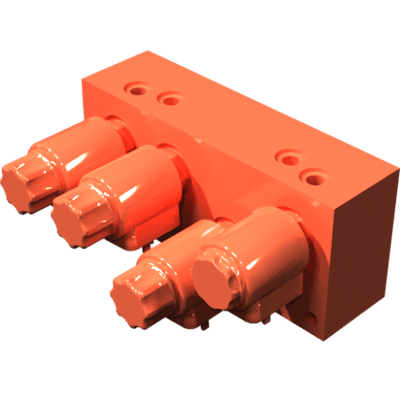 Pièces agricoles - Pièce divers - Bloc valve équipé 4x2 - 2 SV Kverneland origine