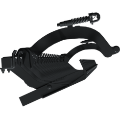 Pièces agricoles - Pièce divers - Support Racleur Cracker 3.00m EC complet Kverneland origine