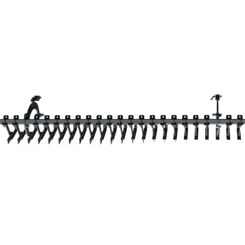 Pièces agricoles - Pièce divers - Support Racleur Cracker 3.00m EC complet Kverneland origine