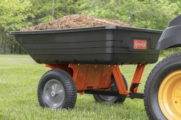 Pièces agricoles - Jardin et forêt pièce adaptable - Remorque avec caisse en plastique 450 kg