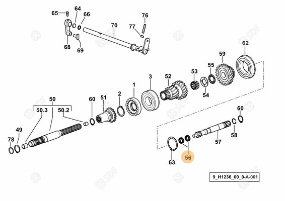 Pièces agricoles - Pièce divers - ROULEMENT Deutz-Fahr origine