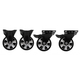 SET DE 4 ROUES POUR SERVANTE TOLSEN (80307-L)