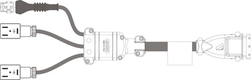 Câble d'extrémité 5m 5w+g+p (46696)
