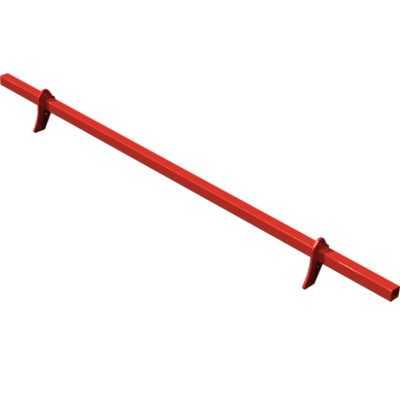 Pièces agricoles - Pièce divers - BARRE DE DECROTTOIR 3.00m -peint- Kverneland origine