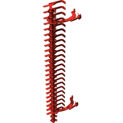 Pièces agricoles - Pièce divers - Barre decrottoir CRACKER 3.00M EC Kverneland origine