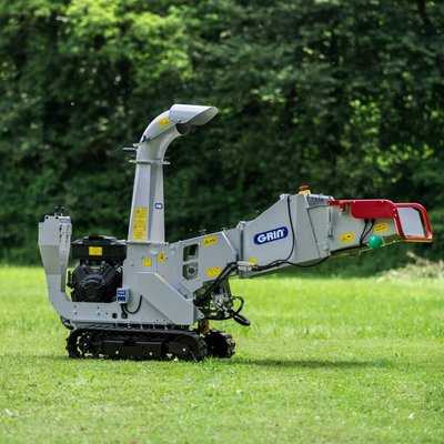 Materiels - Broyeur de végétaux - Broyeur 120 mm – B&S Vanguard 23 HP – sur chenilles (BIOCH120)