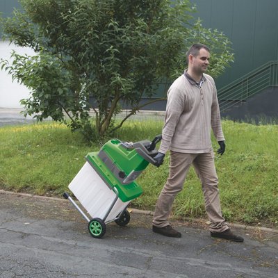 Materiels - Broyeur de végétaux - BROYEUR A VEGETAUX A ROTOR 2800W BAC 60L