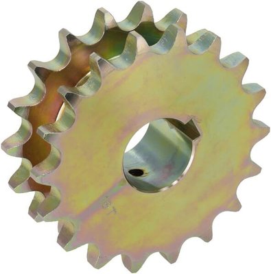 Pièces agricoles - Machines - Pignon double 3/4" x 18T