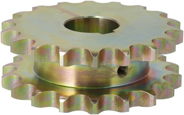 Pièces agricoles - Machines - Pignon double 3/4" x 18T