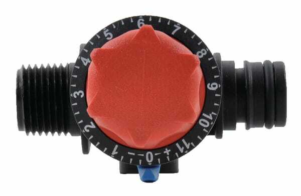 Pièces agricoles - Pièce Pulvérisateur - Régulateur de pression 1/2"x13 mm embout