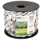 CORDE ELECTRIQUE 6 mm 500 M BLANC/NOIR-6 INOX  0.20