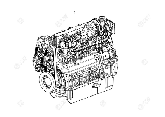 Pièces agricoles - Moteurs - BF6L 913 Reman Deutz-Fahr origine