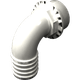 coude de raccordement G2 PPV 1132750 Kverneland origine